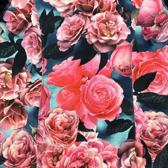 Lululemon Asana Secret Garden Full Zip Jacket Rose Floral Flowers Size 8 W4C78S - Picture 3 of 6